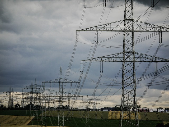 zataženo nad elektrárnou